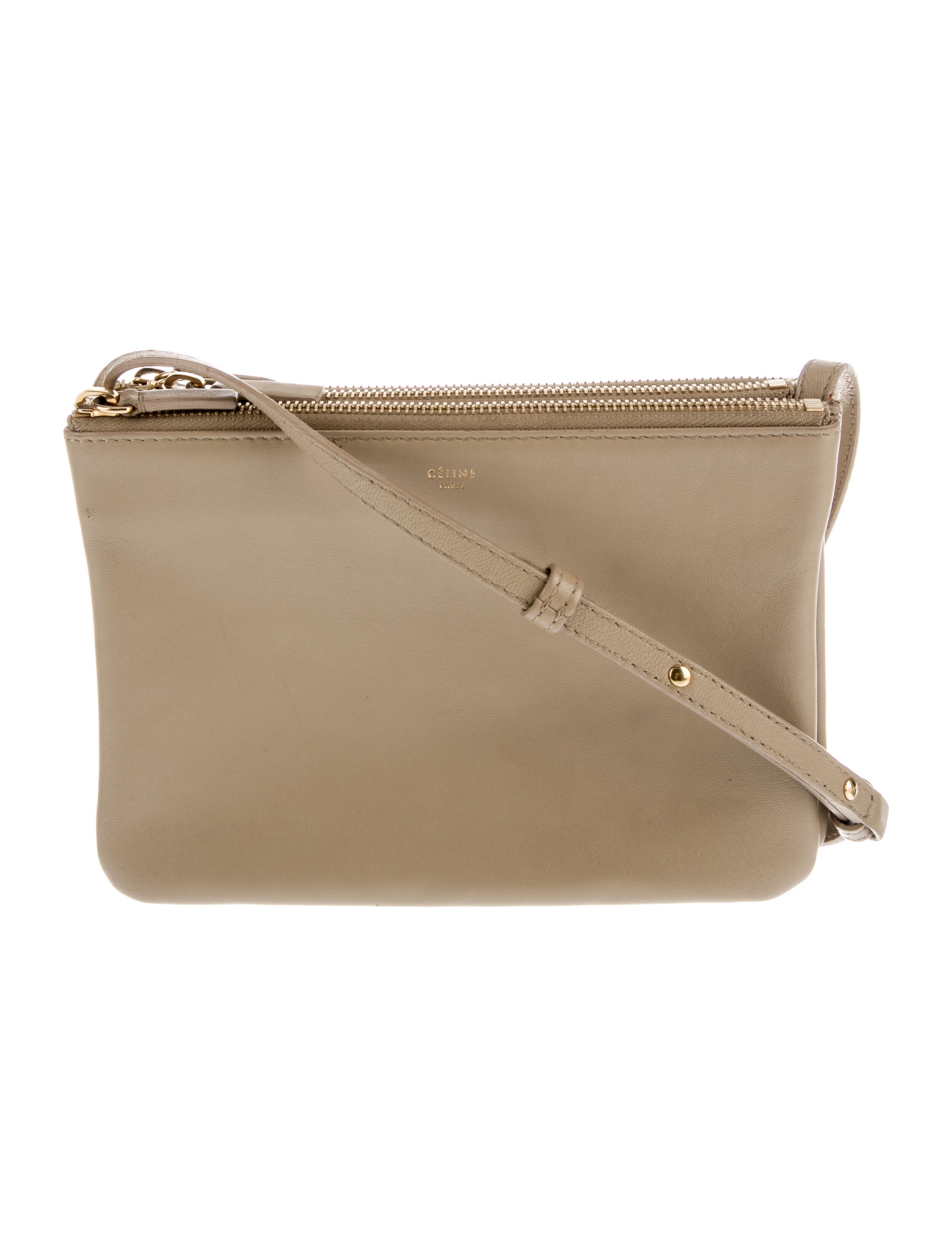 Celine Small Trio Crossbody Bag Neutrals Crossbody Bags, Handbags