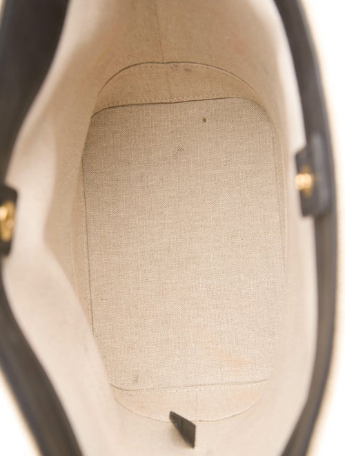 Celine Canvas Triomphe Small Bucket Bag