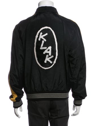 Celine Colorblock Pattern Varsity Jacket