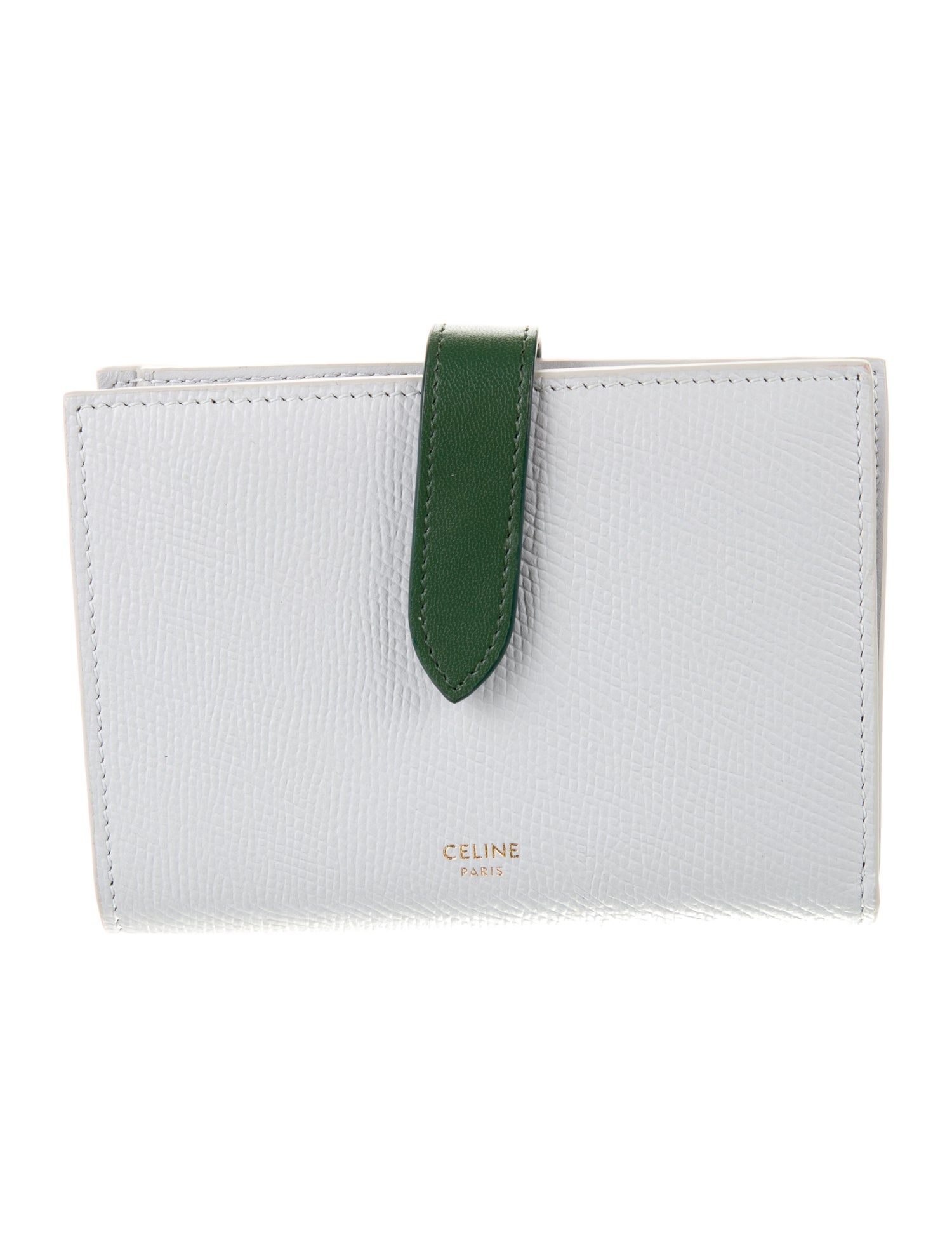 Celine 2021 Leather Card Holder Grey Wallets, Accessories CEL268956