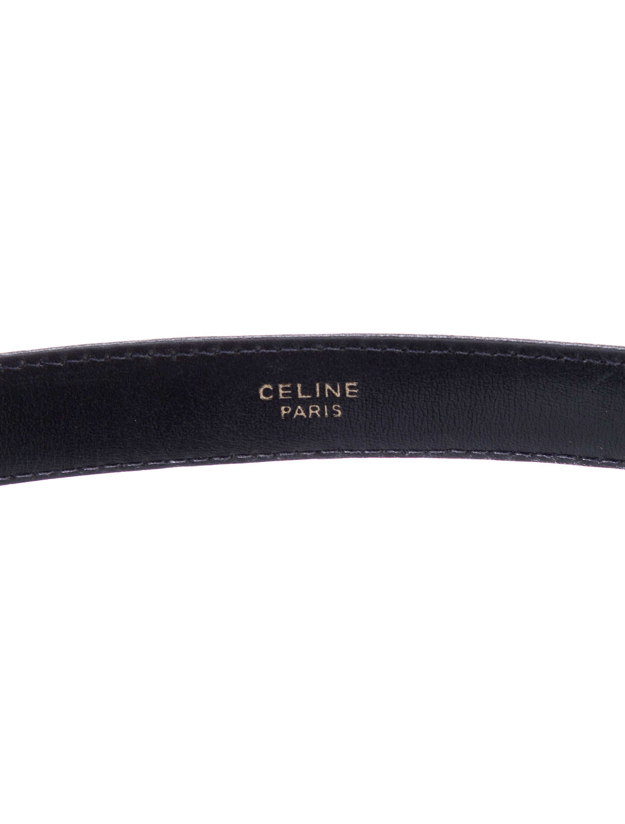 celine skinny belt