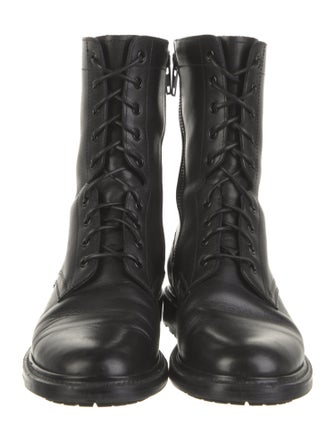 Celine Leather Combat Boots
