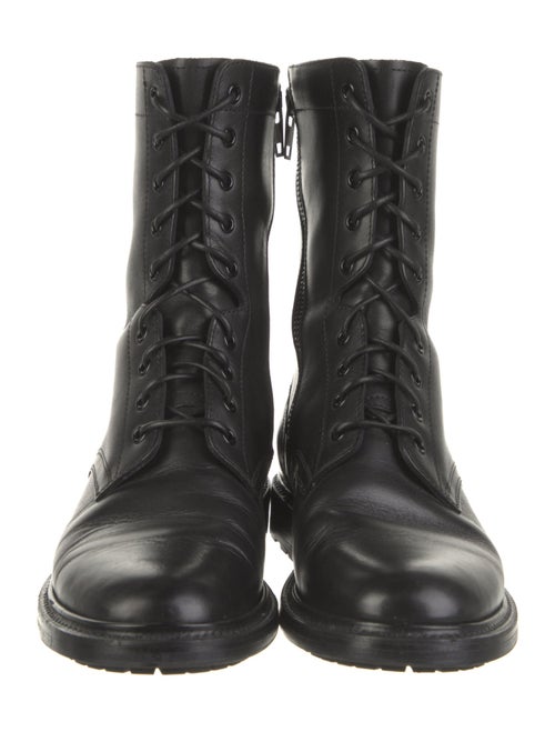 Celine Leather Combat Boots