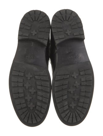 Celine Leather Combat Boots