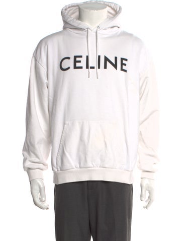 Celine Sweatshirts & Hoodies Graphic Print Crew Neck Hoodie L