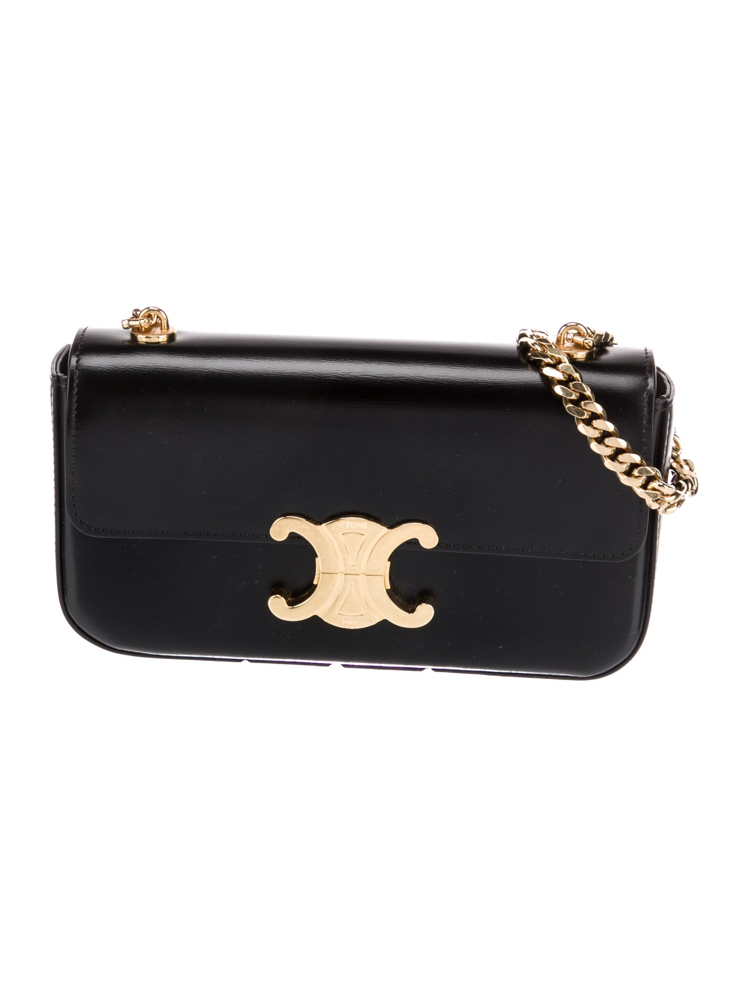 【VIP価格・関税込み】CELINE Claude Chain Leather Bag 20969ce-