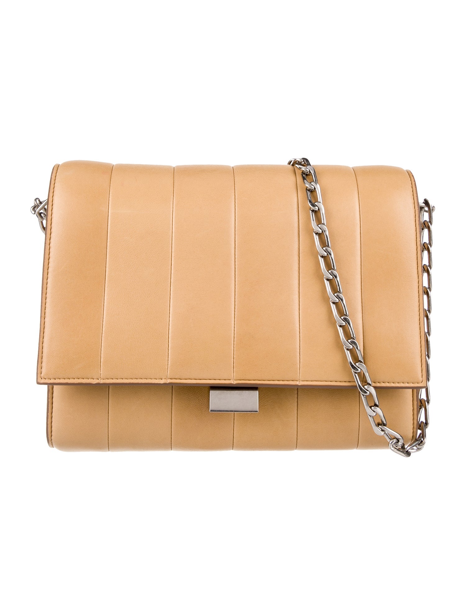 Celine Vertical Quilted Shoulder Bag Neutrals Shoulder Bags, Handbags