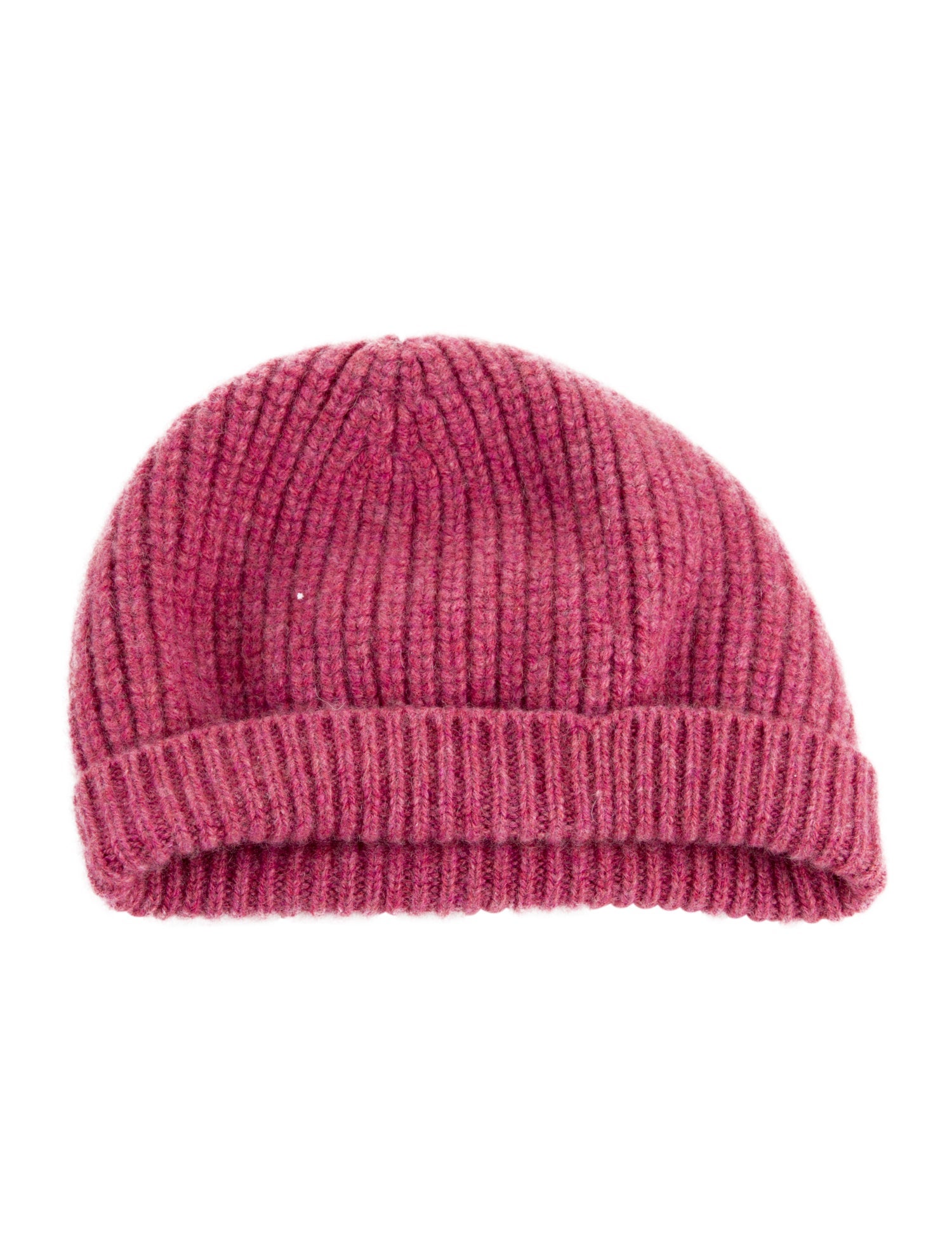 Celine Pink Wool Embroidered Beanie