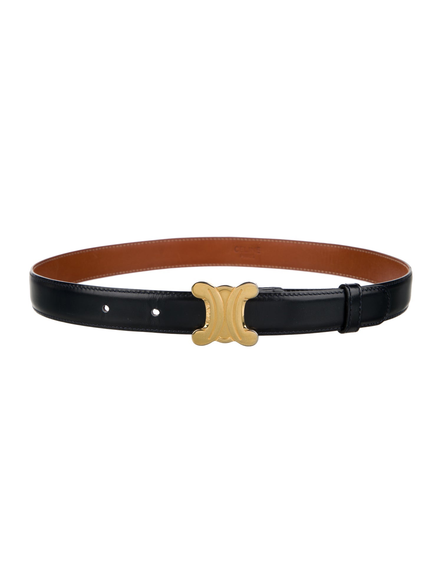 celine skinny belt