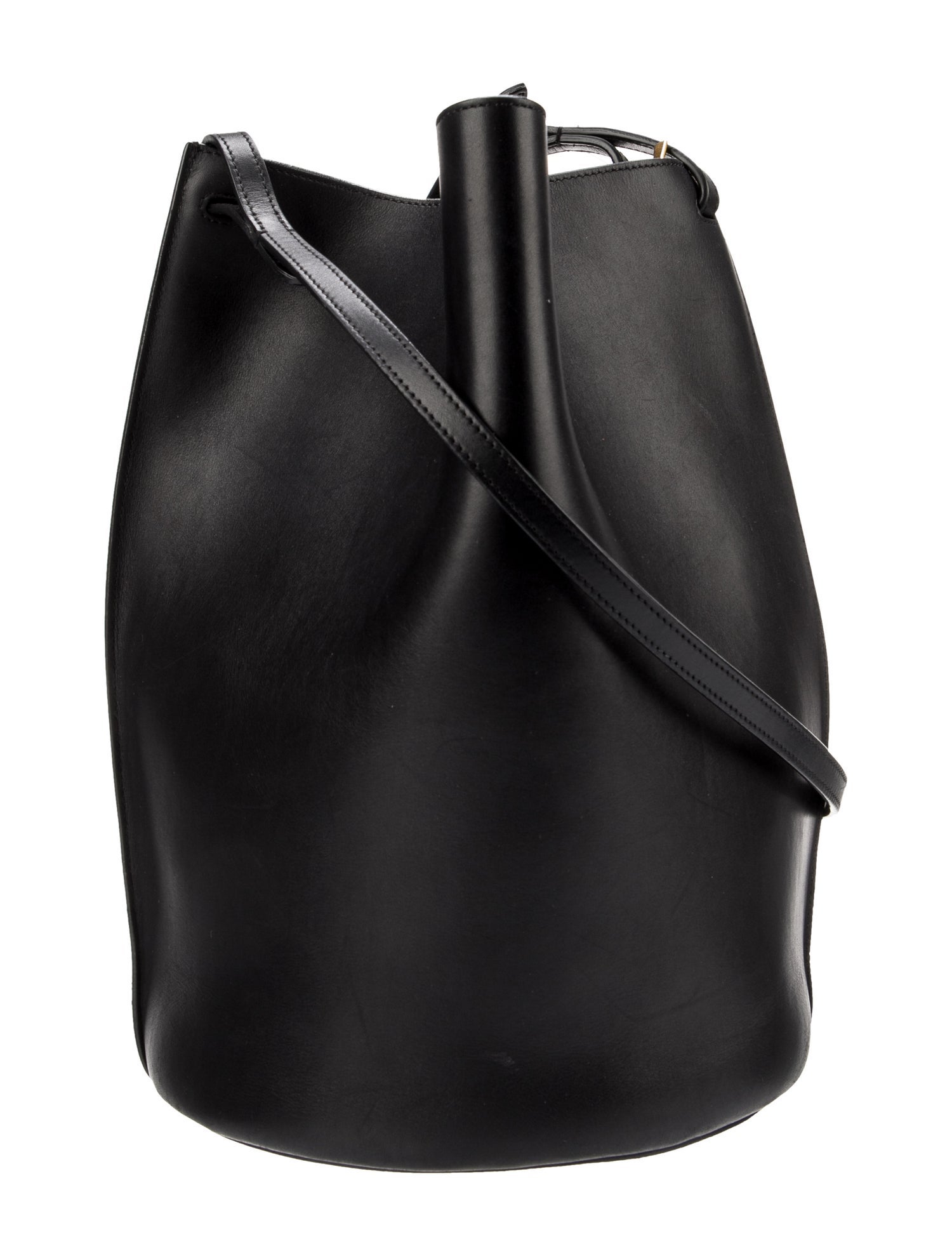 Celine Medium Pinched Bag Black Bucket Bags, Handbags CEL280201