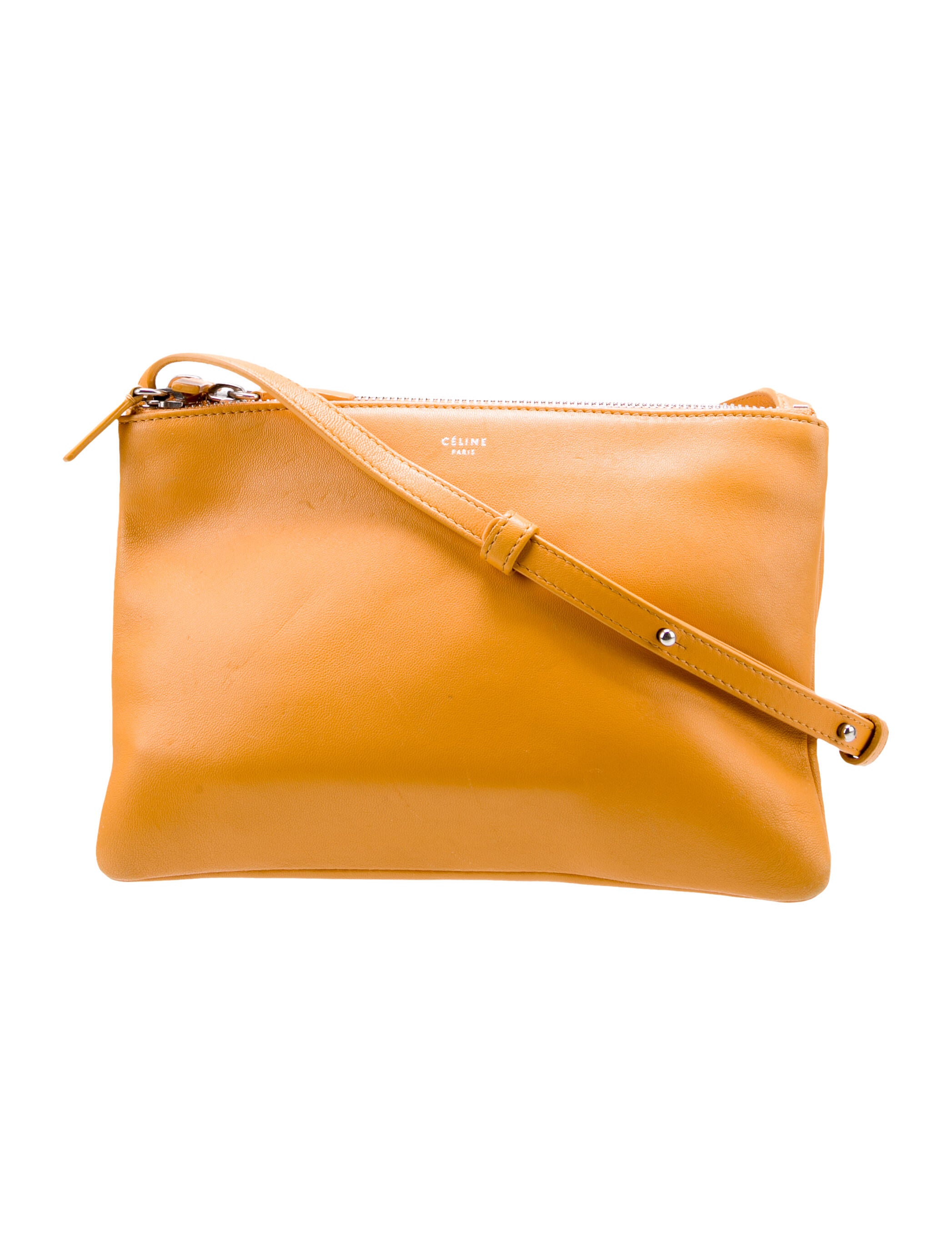 Celine Small Trio Bag Yellow Crossbody Bags, Handbags CEL281883