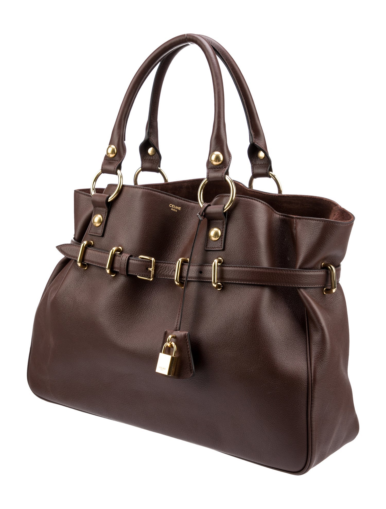 Celine 2023 Medium Anita Bag - Brown Handle Bags, Handbags