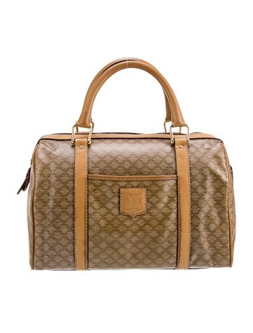 Celine Handle Bags Vintage Macadam Boston Bag