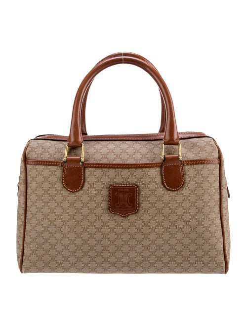 Celine Vintage Macadam Boston Bag