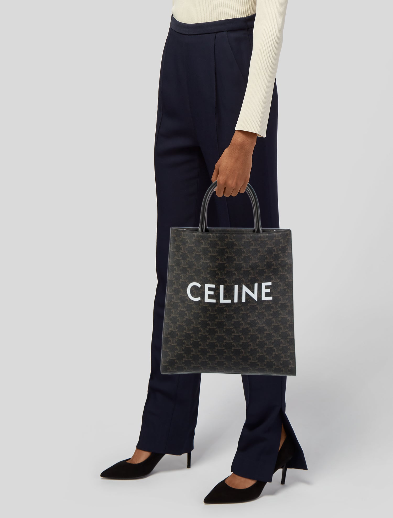 Celine Small Triomphe Vertical Cabas