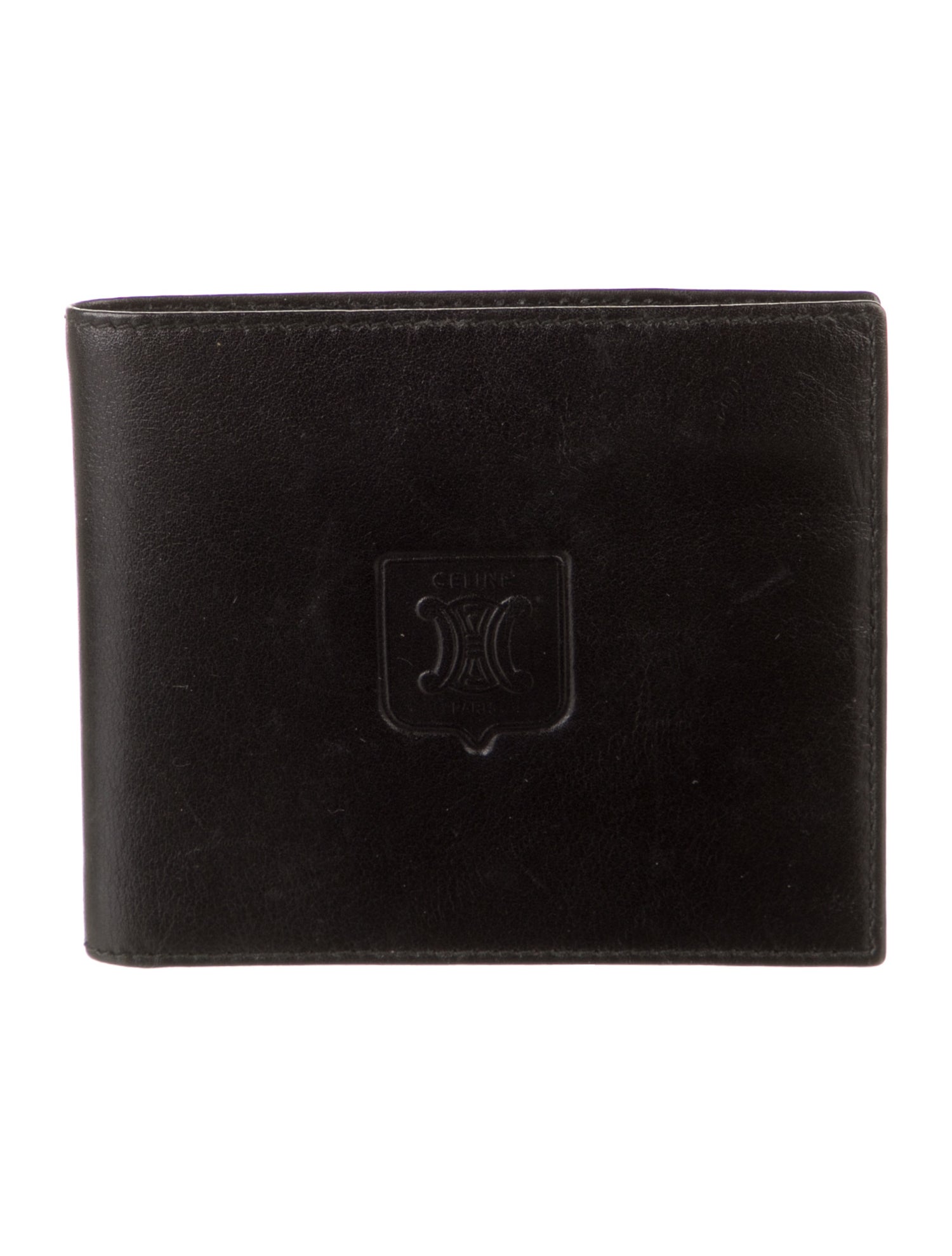 Celine Vintage Compact Bifold Wallet - Black Wallets, Accessories
