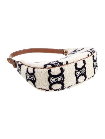 Celine 2022 Terry Cloth Triomphe Ava Hobo