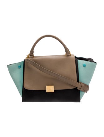 Celine Small Tricolor Trapeze Bag