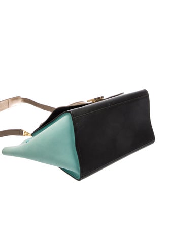 Celine Small Tricolor Trapeze Bag
