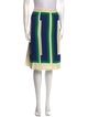 Celine Striped Knee-Length Skirt