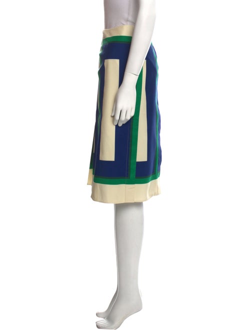 Celine Striped Knee-Length Skirt