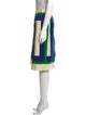 Celine Striped Knee-Length Skirt
