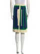 Celine Striped Knee-Length Skirt