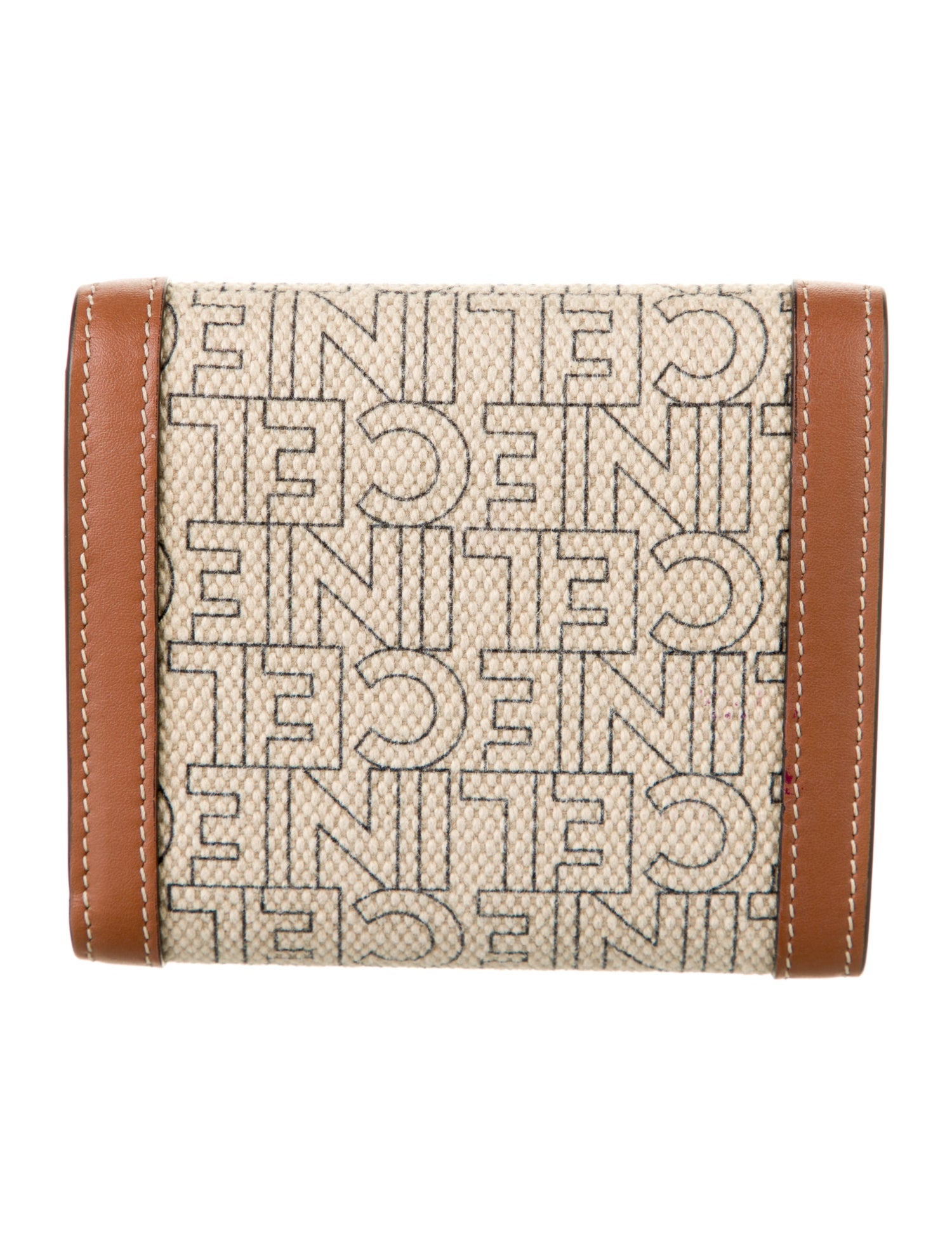 Celine 2023 Canvas Compact Compact Wallet