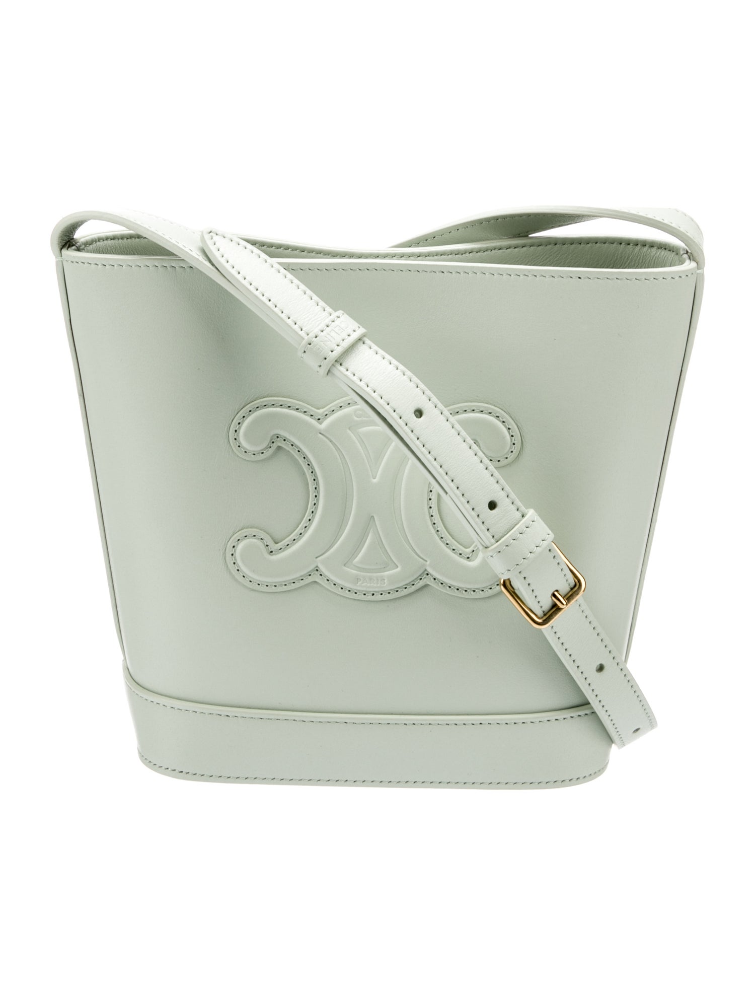 Celine Small Cuir Triomphe Bucket Bag