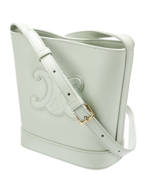 Celine Small Cuir Triomphe Bucket Bag