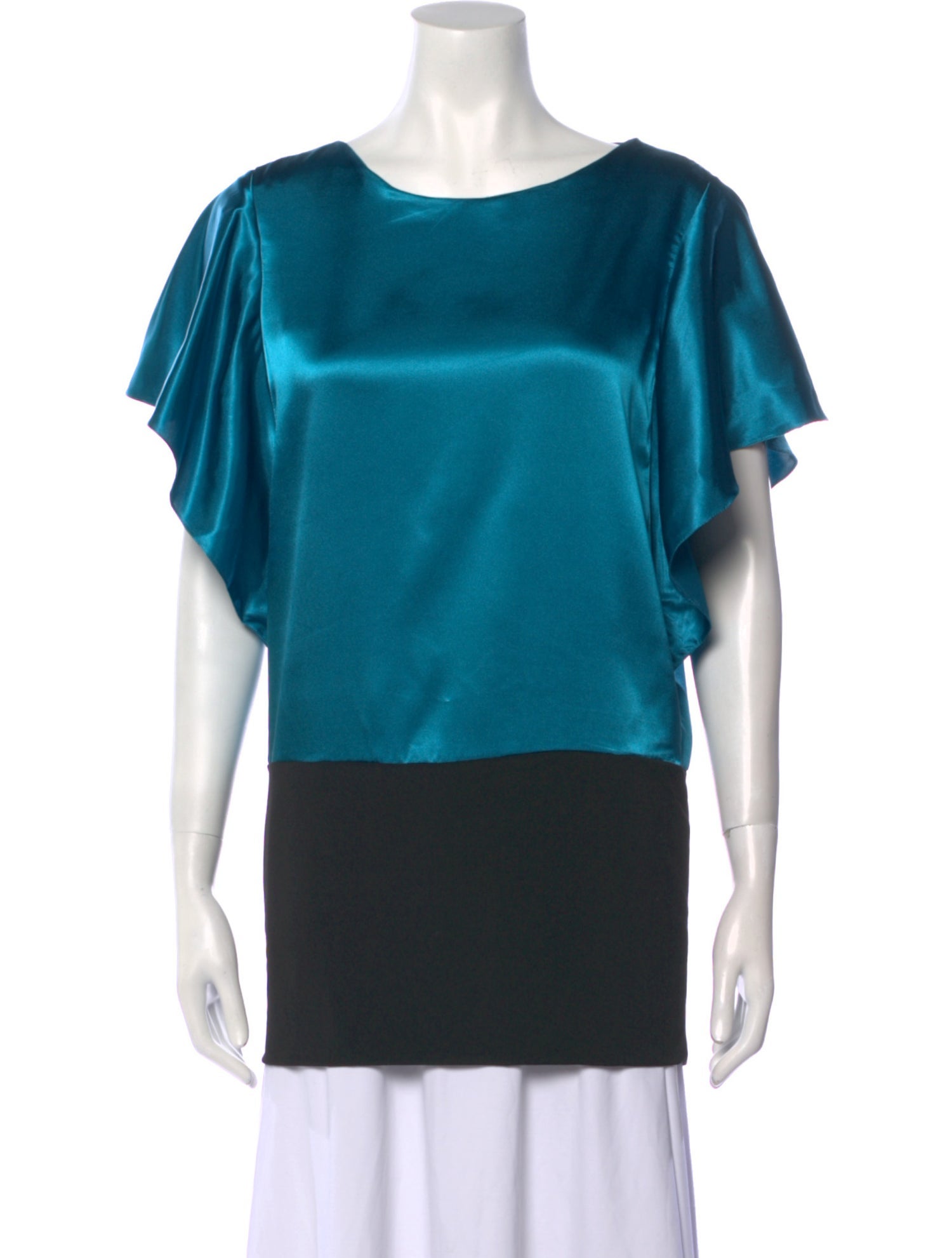 Celine Scoop Neck Short Sleeve Tunic