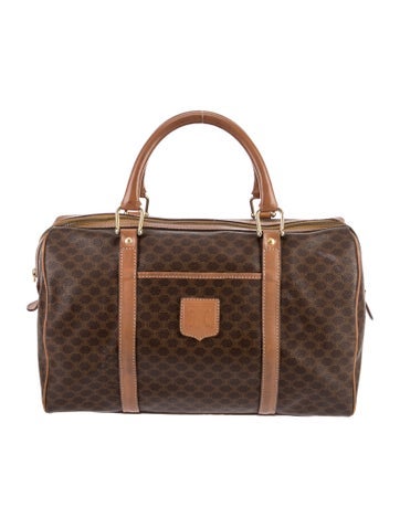 Celine Handle Bags Boston Medium Macadam Vintage