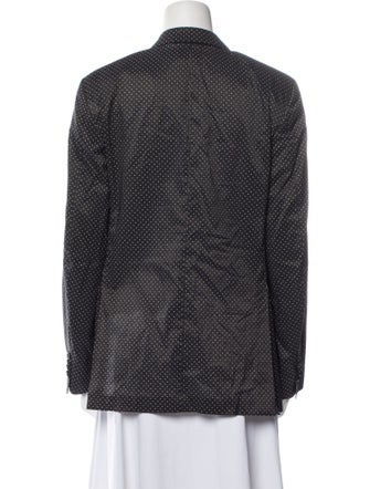 Celine Polka Dot Print Blazer
