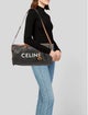 Celine Leather-Trimmed Triomphe Weekender