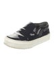 Celine Patent Leather Colorblock Pattern Sneakers