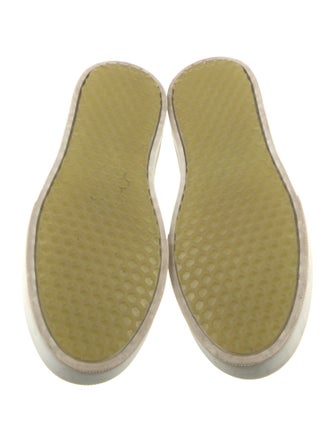 Celine Patent Leather Colorblock Pattern Sneakers