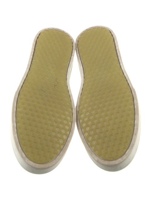 Celine Patent Leather Colorblock Pattern Sneakers