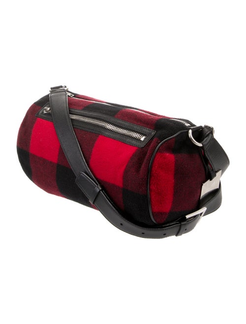 Celine Plaid Wool Shoulder Bag