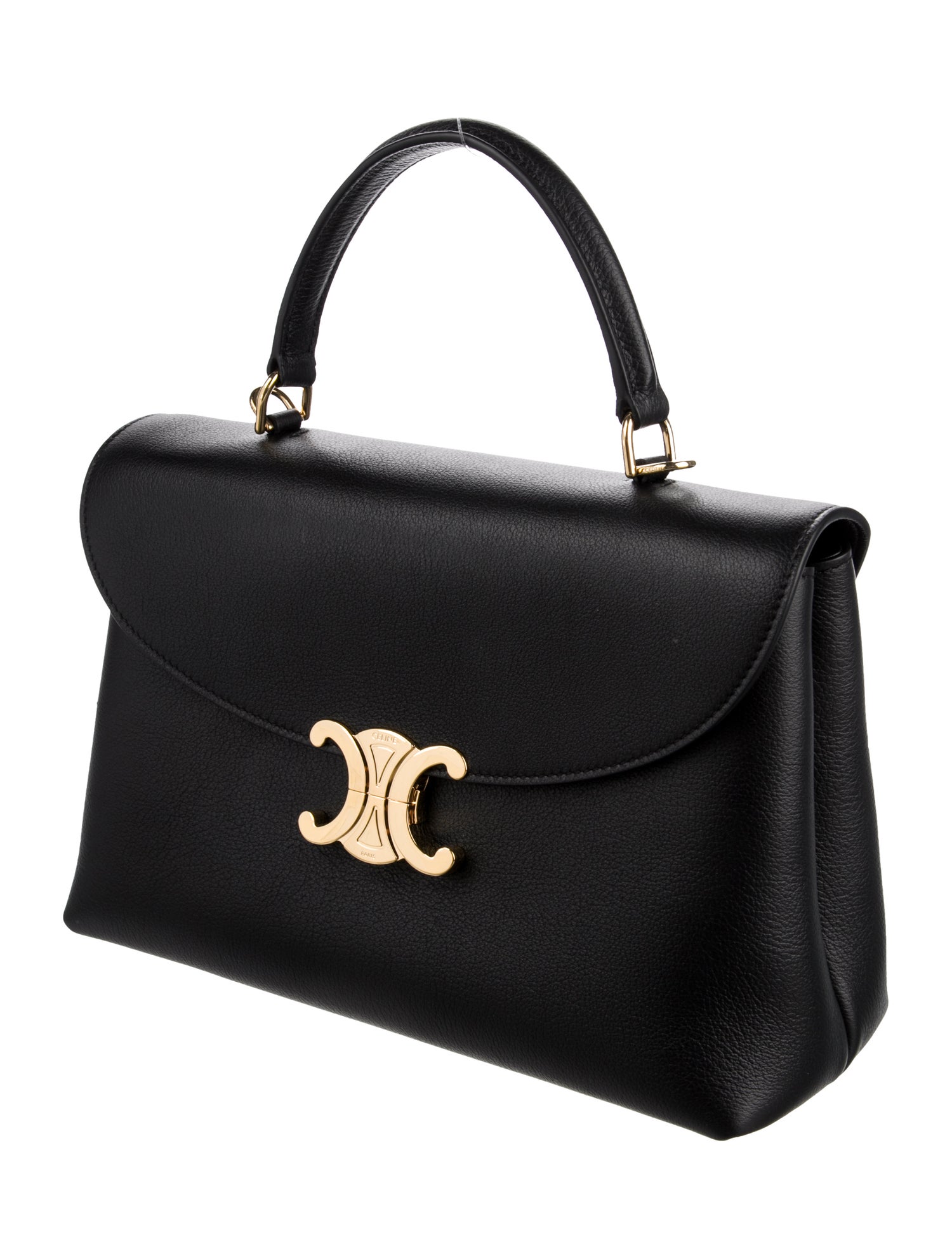 Celine 2024 Medium Nino Bag - Black Handle Bags, Handbags