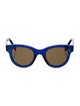 Celine Wayfarer Tinted Sunglasses