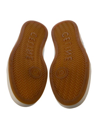 Celine Leather Printed Sneakers