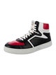 Celine Leather Colorblock Pattern Sneakers