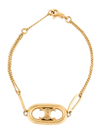 Celine Triomphe Link Bracelet