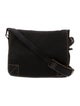 Celine Leather-Trimmed Macadam Messenger Bag