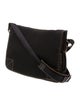 Celine Leather-Trimmed Macadam Messenger Bag
