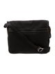 Celine Leather-Trimmed Macadam Messenger Bag