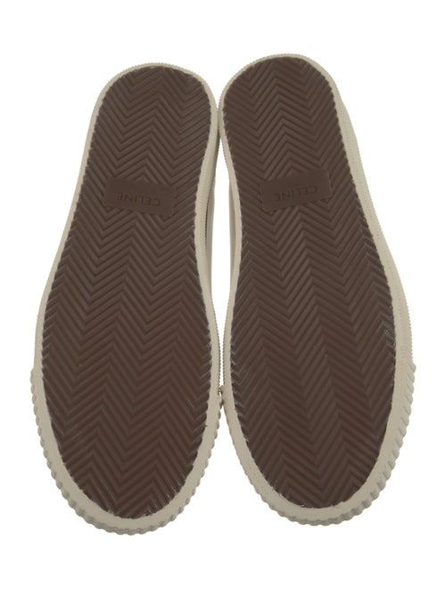 Celine Leather Printed Sneakers