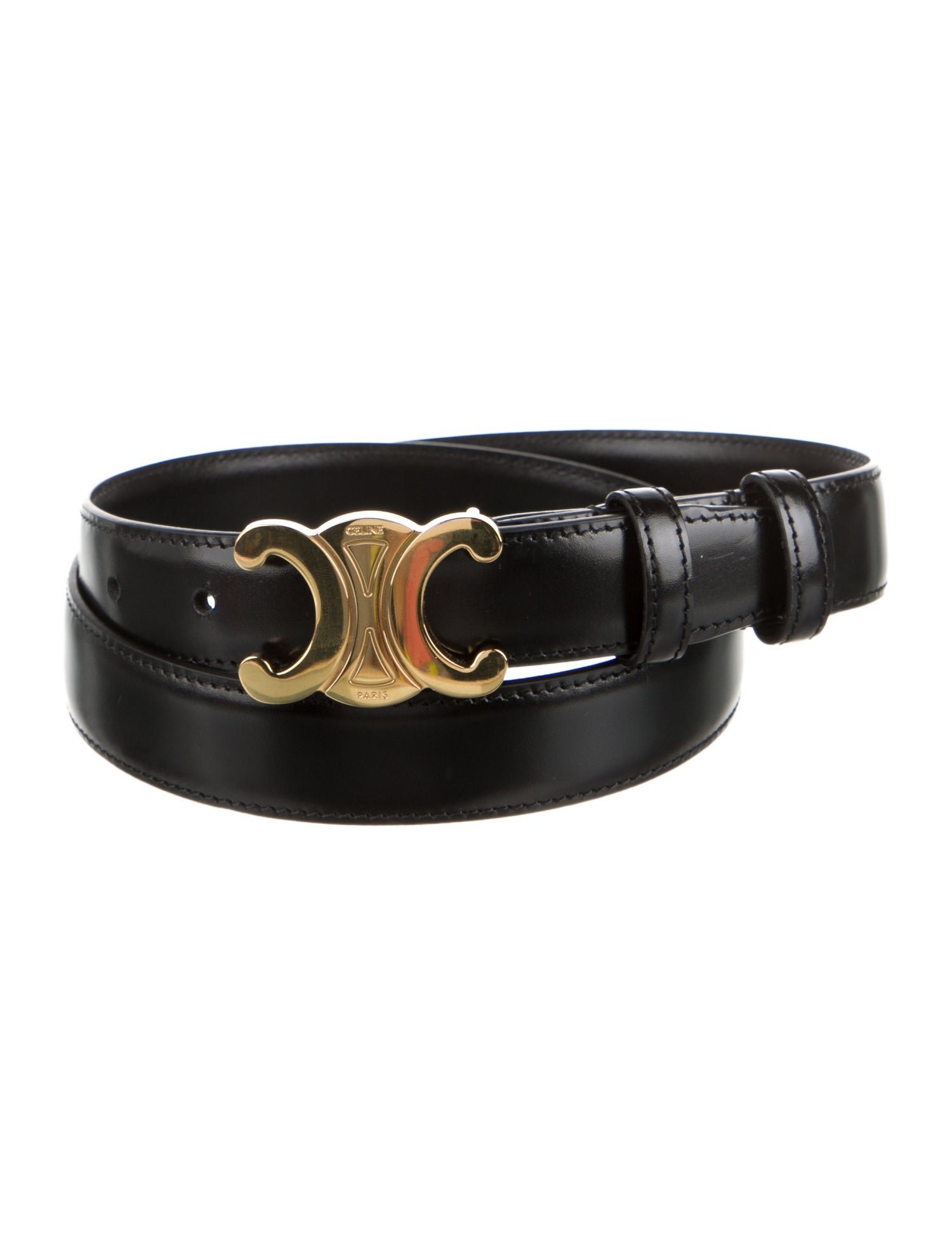 celine skinny belt
