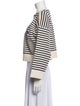 Celine Striped Bateau Neckline Sweater