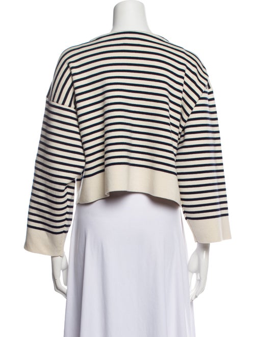 Celine Striped Bateau Neckline Sweater